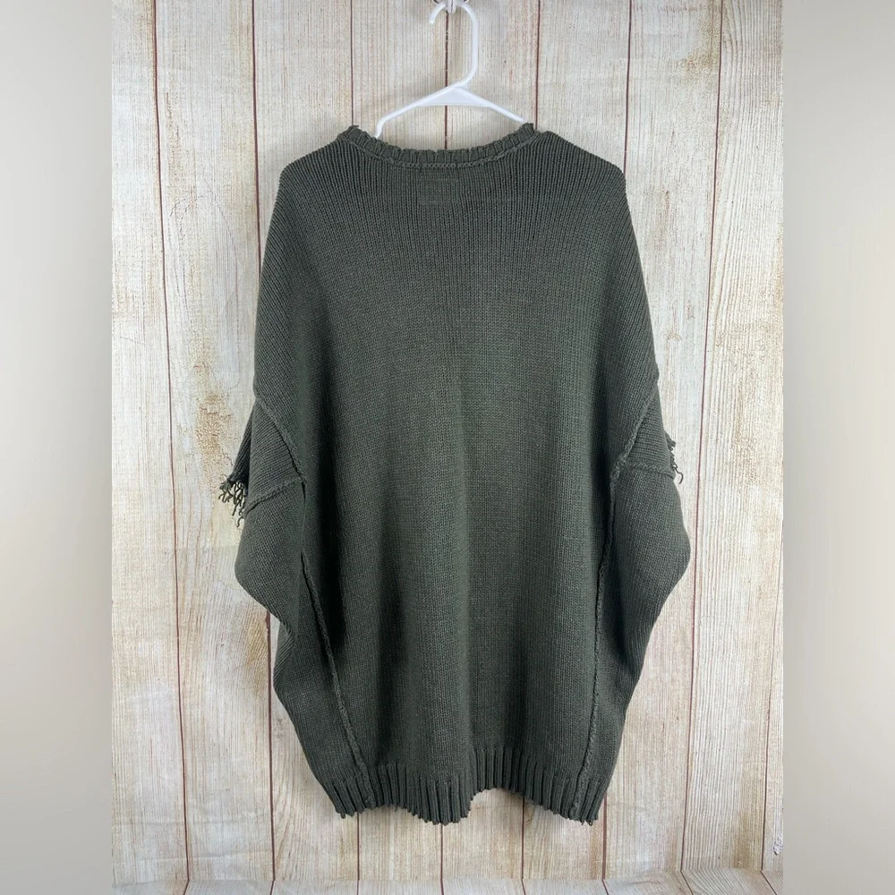 R13 Men’s Italian Yarn Oversized Short- Sleeve Sweater